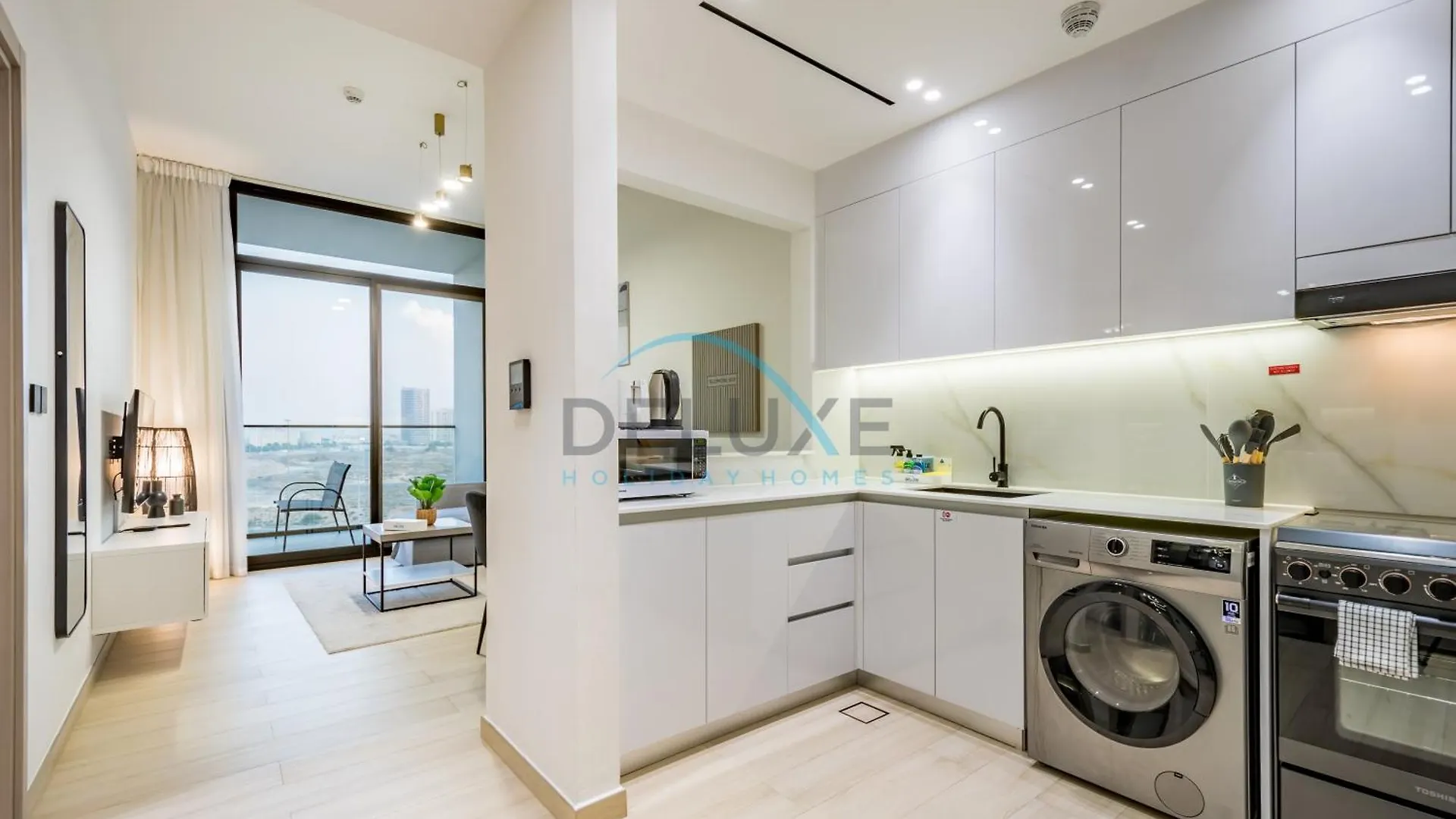 Chic 1Br Apartment In Binghatti Luna By Deluxe Holiday Homes Dubai